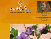 Tablet Screenshot of europeanmassage.ca